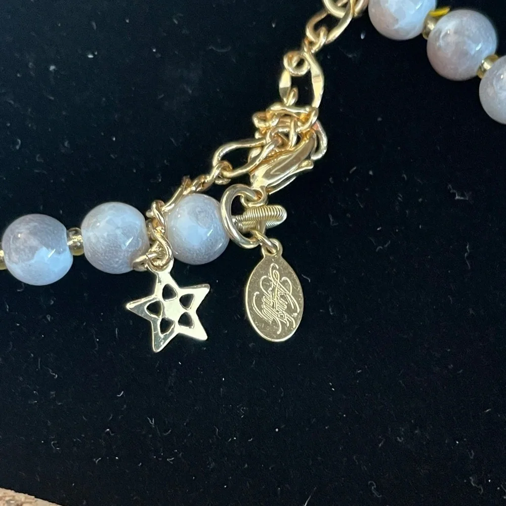 Kirks Folly Evil Eye Necklace Crystal Gold Talisman Statement Jewelry Protection